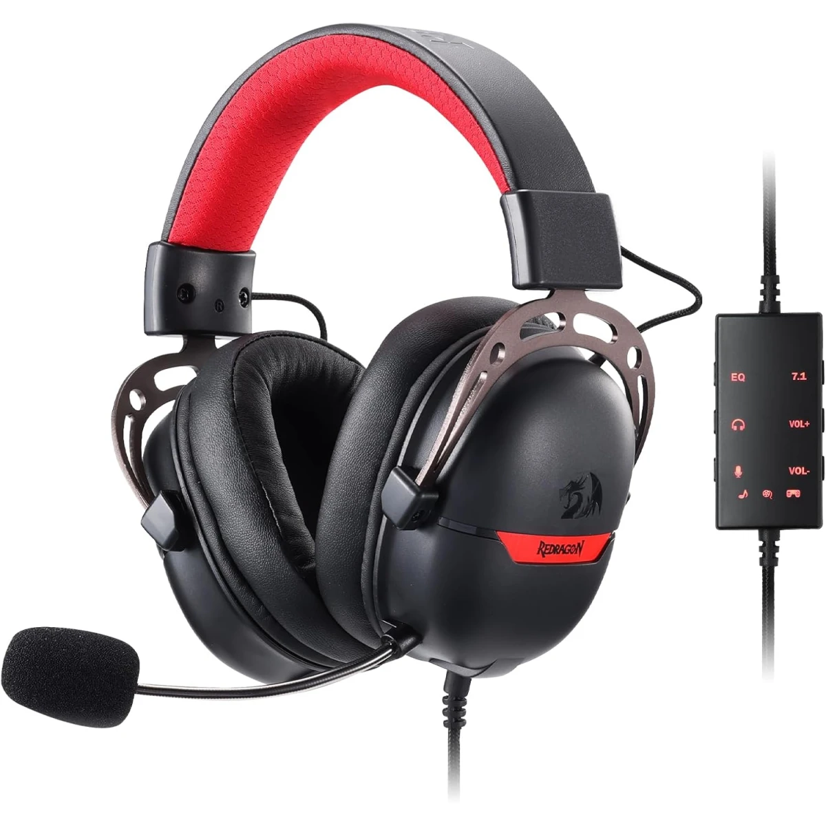 Redragon H376BR Aurora Wired Gaming Headset - Black Redragon H376BR Aurora Wired Gaming Headset - Black